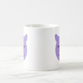 Purple Devil Emoji Kaffeetasse (Mittel)