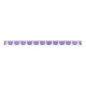 Purple Devil Emoji Satinband (Vorderseite)