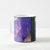 Purple Dewdrop Morning Glory Kaffeetasse (Vorderseite Links)