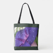 Purple Dewdrop Morning Glory  Tasche (Rückseite)