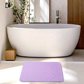 Purple Diamonds Pattern Bath Mat Badematte