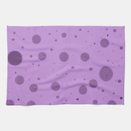 Purple Dot Chaos Geschirrtuch