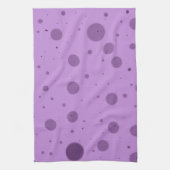 Purple Dot Chaos Geschirrtuch (Vertikal)