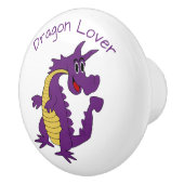 Purple Dragon Design Personalised Keramikknauf (Rechts)