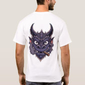 Purple Dragon Fantasy Graphic T-Shirt (Rückseite)