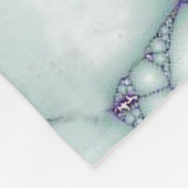 Purple Draquelly Fleecedecke (Ecke)