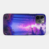 Purple Dusk Woods: Surreal Art Case-Mate iPhone Hülle (Rückseite (Horizontal))
