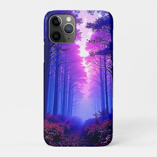 Purple Dusk Woods: Surreal Art Case-Mate iPhone Hülle (Rückseite)