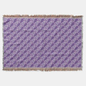 Purple Egyptain Pattern Throw Blanket Decke (Vorderseite)