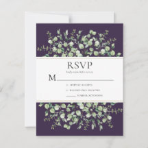 Purple Eucalyptus Wedding