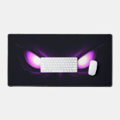 Purple Eyes Mouse Pad Schreibtischunterlage (Tastatur & Maus)