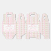 Purple Fancy Floral Bridal Shower Favor Boxes Geschenkschachtel (Ungeklappt)