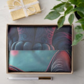 Purple Fantasy Cat  Seidenpapier (Geschenk)