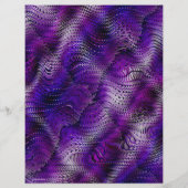 Purple Faux Snakeskin Bulk Scrapbook Paper Pages Flyer (Hinten)