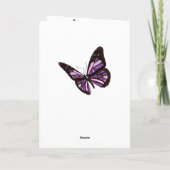 Purple Fibromyalgia "Things I Wont Say"   Card Karte (Rückseite)
