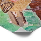 Purple Finch  Poster (Ecke)