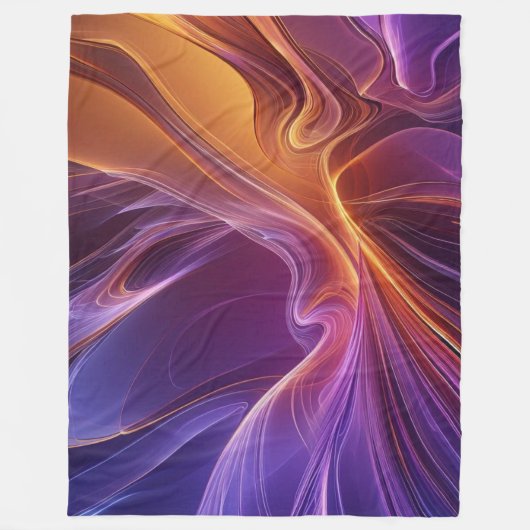 Purple Fleecedecke (Vorderseite)