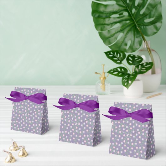 Purple Floral Birthday Geschenkschachtel (Zahlreiche)