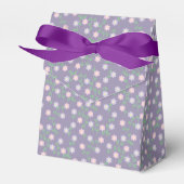 Purple Floral Birthday Geschenkschachtel (Vorderseite)