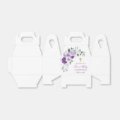 Purple Floral Girl First Holy Communion Geschenkschachtel (Ungefaltet)