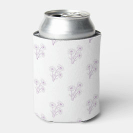 Purple Floral Pattern Simple Boho Vintage Party Dosenkühler