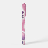 Purple Floral Phone Case iPhone Hülle (Rechte Seite)