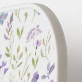 Purple Floral Pickleball Paddle (Linke Seite)