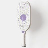 Purple Floral Pickleball Paddle (Links)