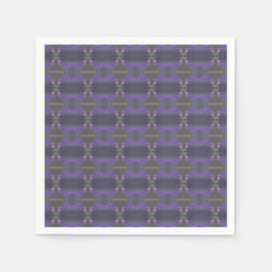 Purple Floral Serviette (Vorderseite)