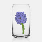 Purple Flower Dosenglas (Vorderseite)