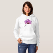 purple flower hoodie (Vorne ganz)