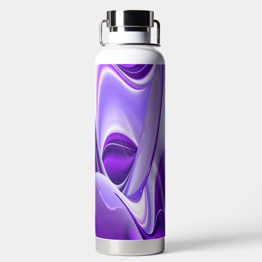 Purple Flower Rainbow Dreams Trinkflasche (Rückseite)