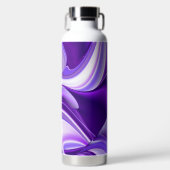 Purple Flower Rainbow Dreams Trinkflasche (Vorderseite)