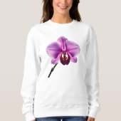 purple flower sweatshirt (Vorderseite)