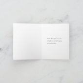 Purple flower, Sympathy Karte (Innenseite)