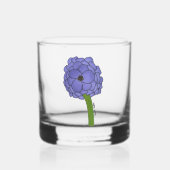 Purple Flower Whiskyglas (Vorderseite)