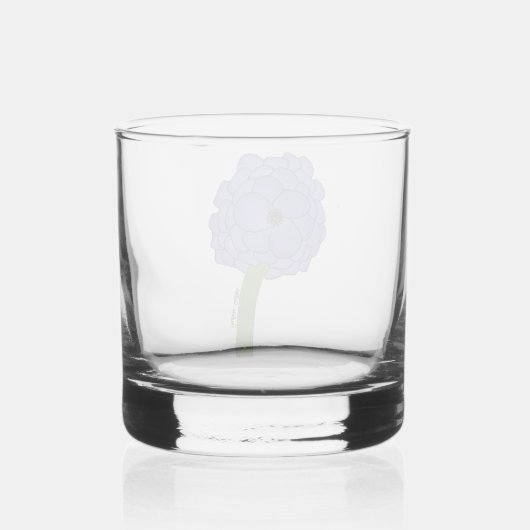 Purple Flower Whiskyglas (Rückseite)