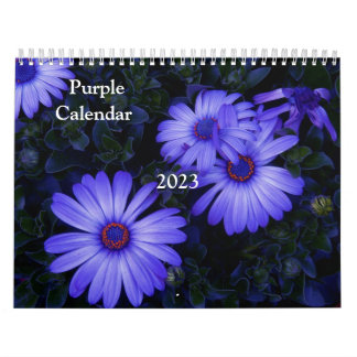 Purple Flowers-2023 Calendar Kalender