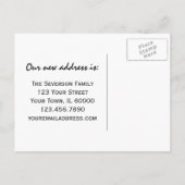 Purple Flowers Änderung der Ankündigung (Rückseite)