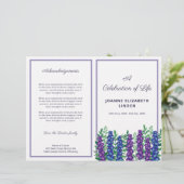 Purple Flowers - Beerdigung des Programms zur Beer (Stehend Vorderseite)