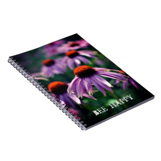 Purple Flowers bei RHS Wisley Bee Happy Notizblock (Rechte Seite)