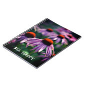 Purple Flowers bei RHS Wisley Bee Happy Notizblock (Linke Seite)