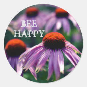 Purple Flowers bei RHS Wisley Runder Aufkleber