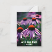 Purple Flowers bei RHS Wisley Save the Date Mitteilungskarte (Vorderseite)