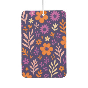 Purple Flowers Blätter Air Freshener Autolufterfrischer