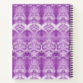 Purple Flowers Blüh Notebook Notizblock (Rückseite)