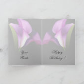Purple Flowers Card Karte (Innenseite)