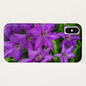 Purple Flowers Clematis Fotograf Case-Mate iPhone Hülle (Rückseite (Horizontal))