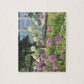 Purple Flowers Columbus Circle NYC New York City Puzzle (Vertikal)