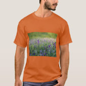 Purple Flowers Design Logo – Elegance in Bloom T-Shirt (Vorderseite)
